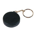 Hockey Puck Squeezies Stress Reliever Keychain